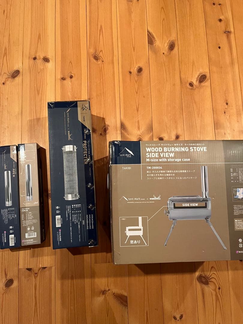 si　テントマーク ウッドバーニングストーブ サイドビュー M＋その他
