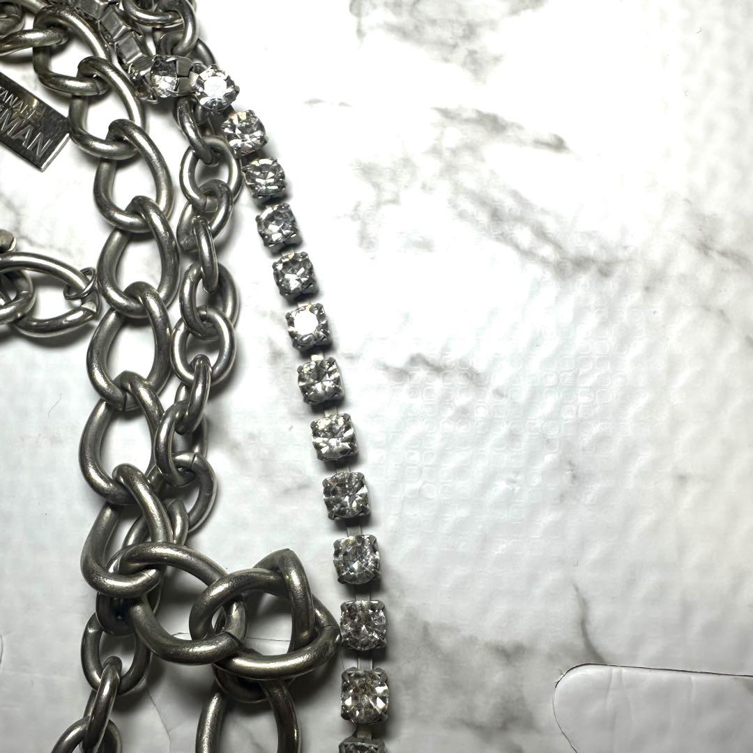 JUNYA WATANABE MAN 激レア 3連ミックスチェーンネックレス