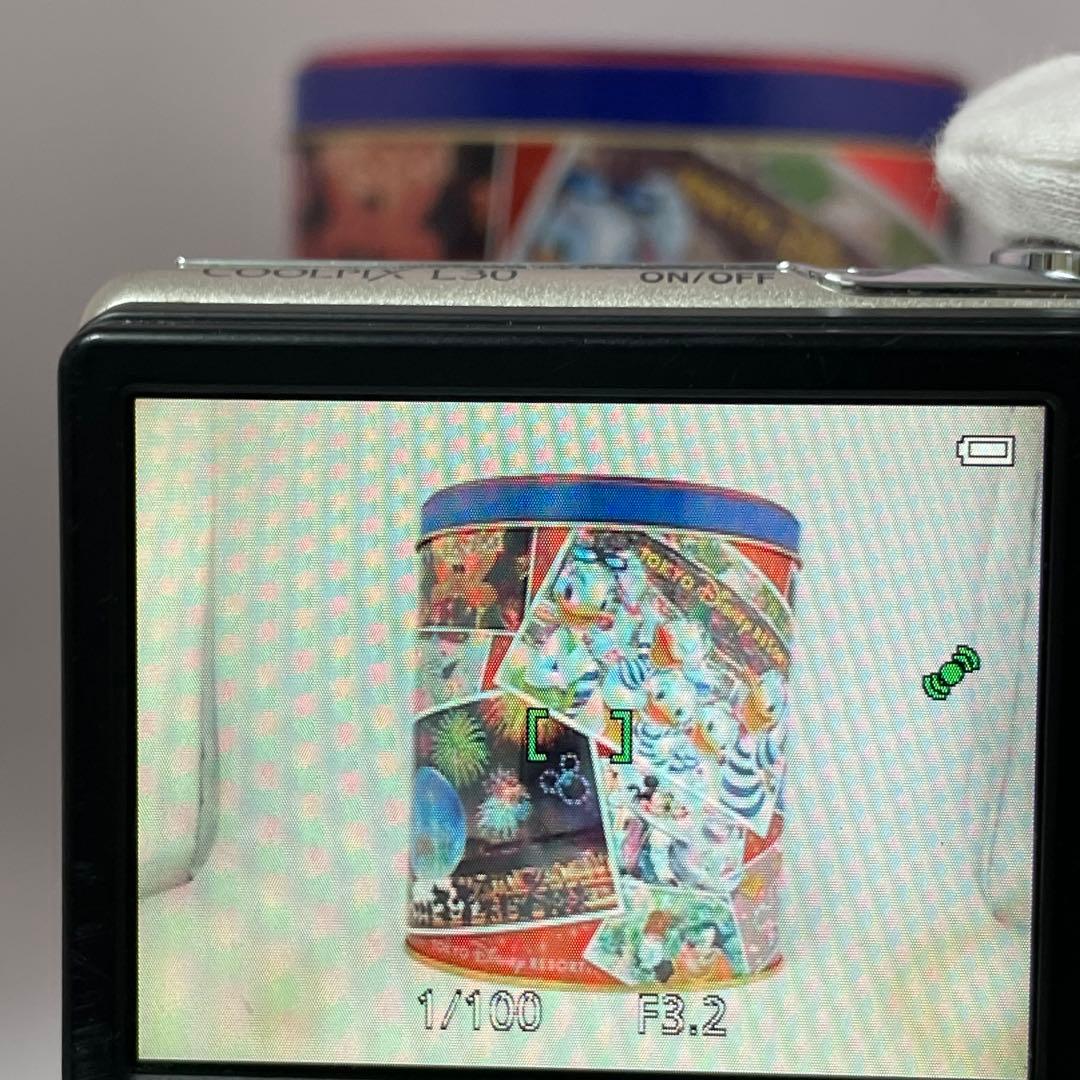 乾電池式/実写美⭕️【動作確認済】Nikon COOLPIX L30 シルバー