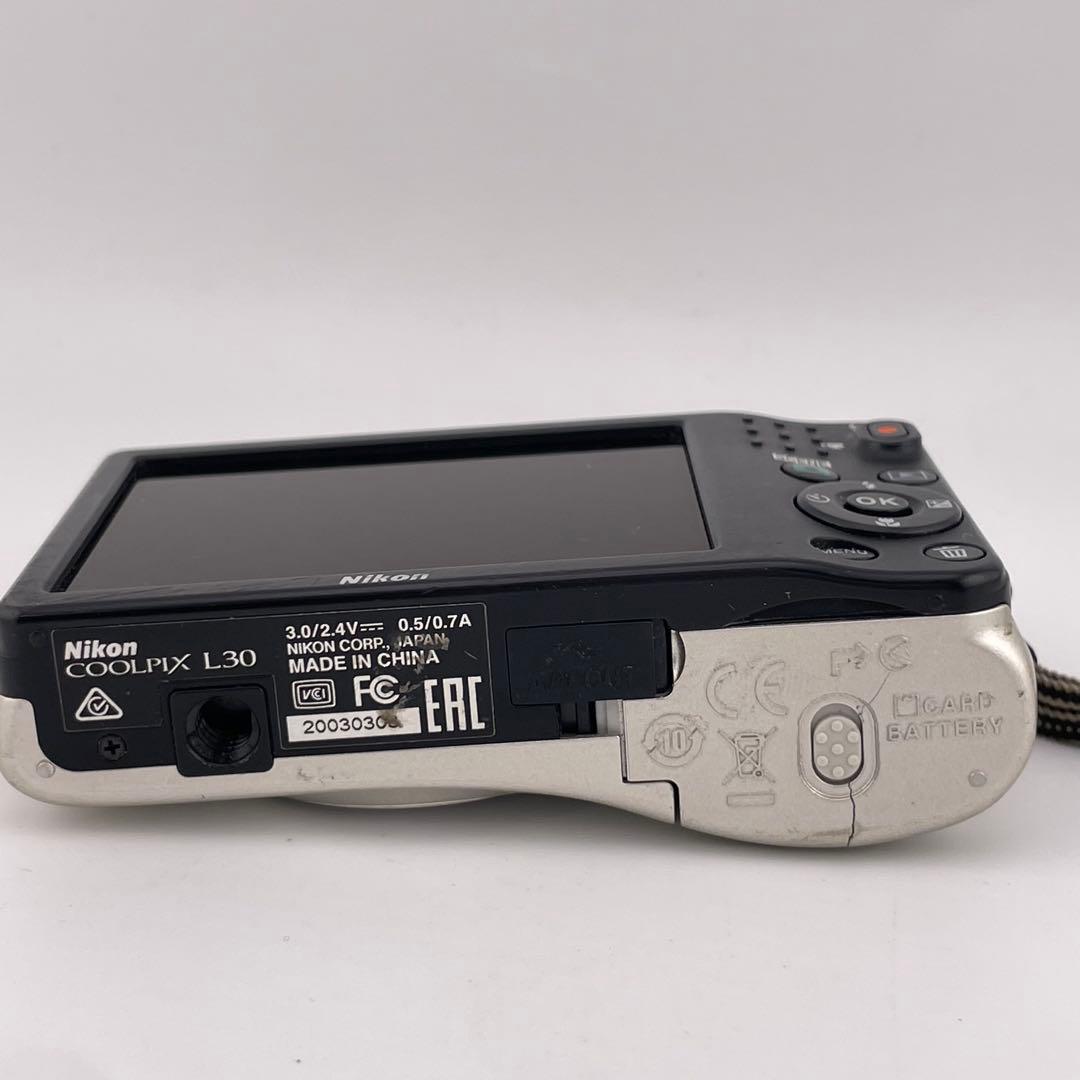 乾電池式/実写美⭕️【動作確認済】Nikon COOLPIX L30 シルバー