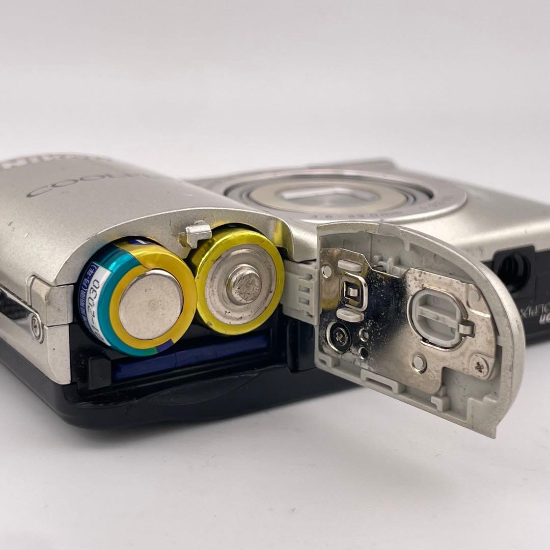 乾電池式/実写美⭕️【動作確認済】Nikon COOLPIX L30 シルバー