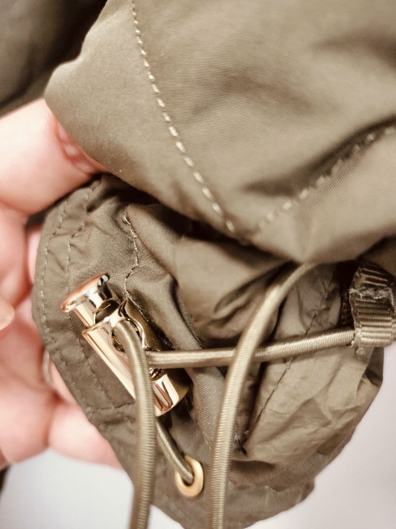 unfilo　ショート丈ダウンジャケット　キルティング　taion