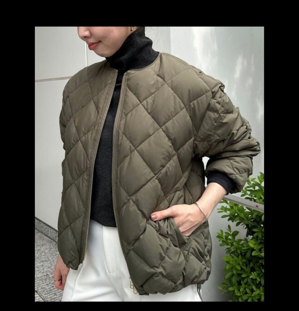 unfilo　ショート丈ダウンジャケット　キルティング　taion