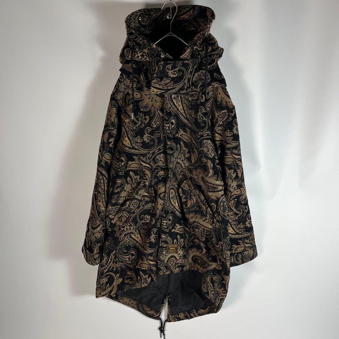 美品　glamb　グラム　モッズコート　ペイズリー柄 M