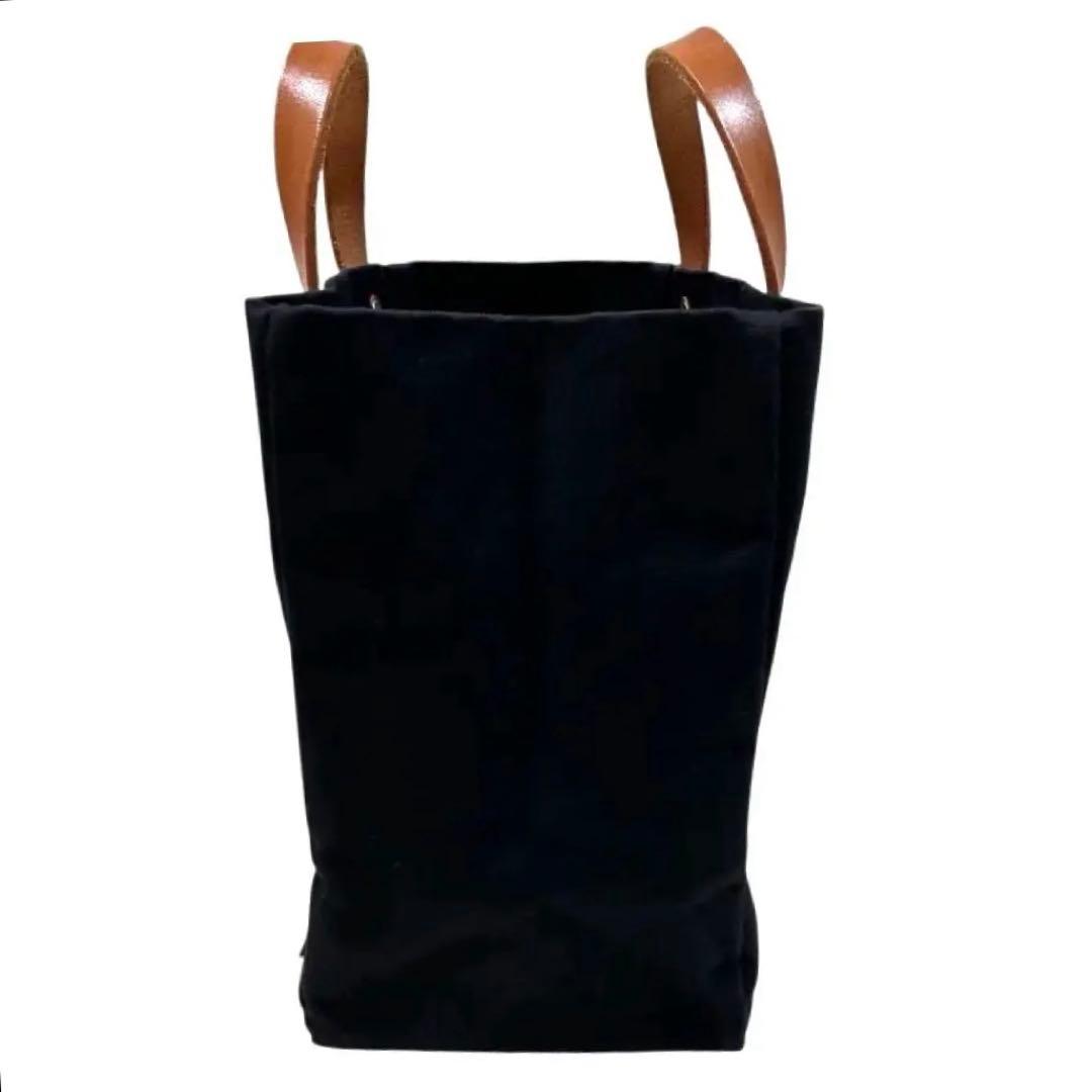 【希少】カワニシカバン　ハンドバッグ　大人帆布 黒