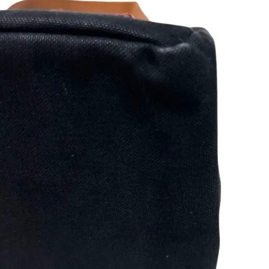 【希少】カワニシカバン　ハンドバッグ　大人帆布 黒