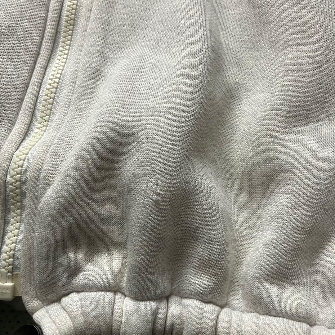 希少 90's 日本製 オールドアディダス 刺繍ロゴ インナーボアパーカー XL