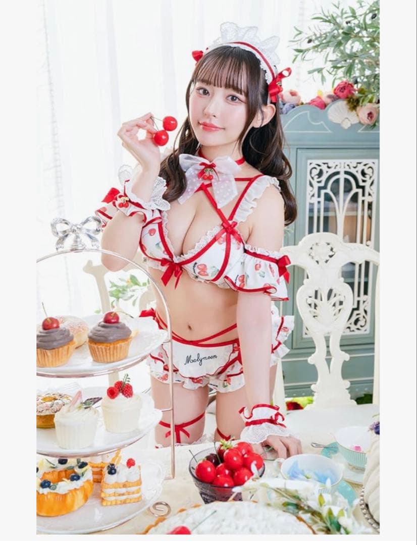 Malymoon メイド服 さくらんぼ　ホイップチェリー水着