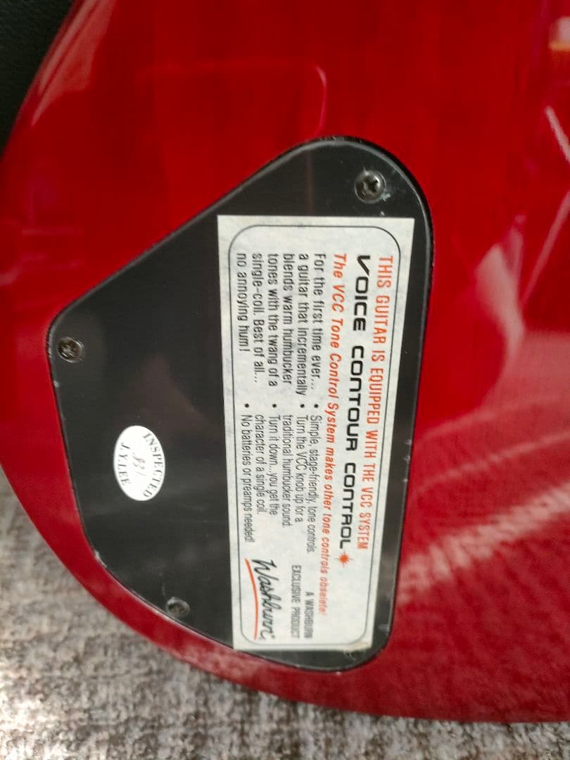 値下げです　Washburn W I-64　シースルーレッド