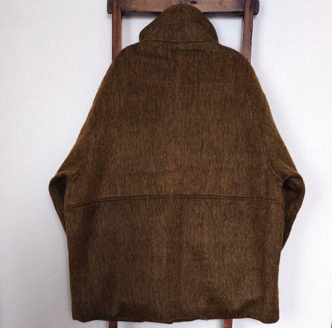 ★新品タグ付★ステンカラーコート シャギー スタンドカラー hellam