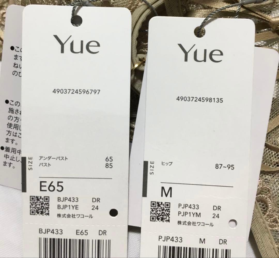 新品　ワコール Yue ユエ 33G ブラジャー E65 ソングM