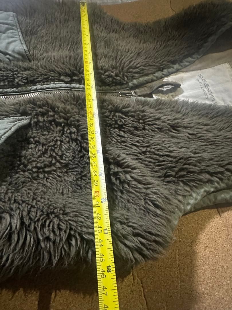 RALPH LAUREN ミリタリー　ファーベスト　ラルフローレン