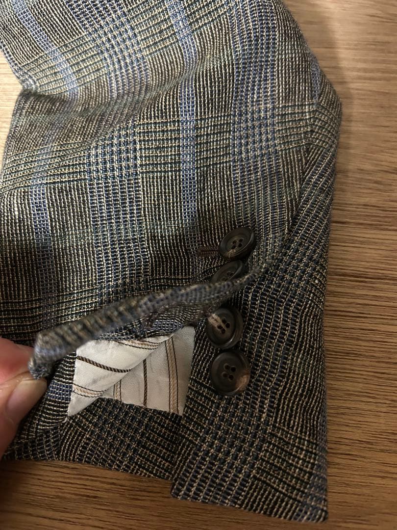 Stile Latino チェック柄 ジャケット 44