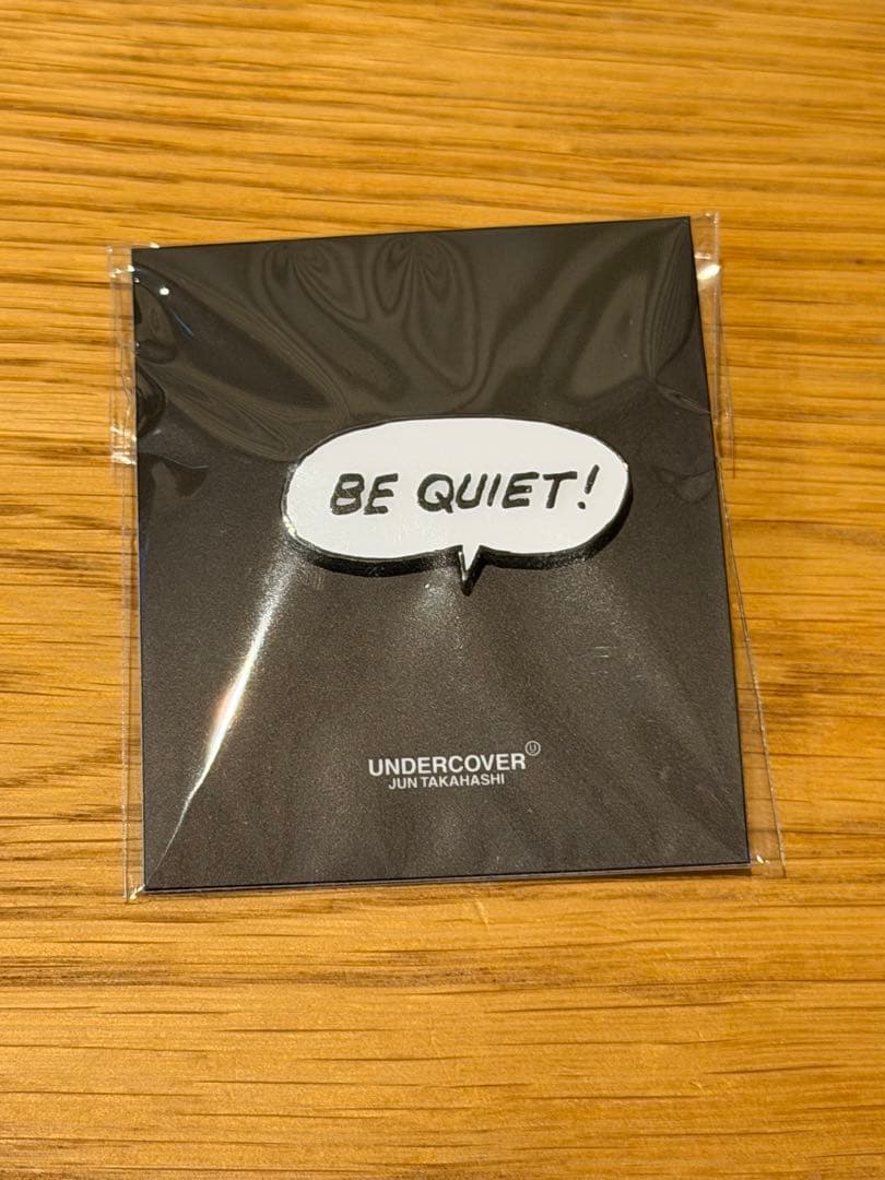 新品 undercover ピンバッチ bequiet アンダーカバー