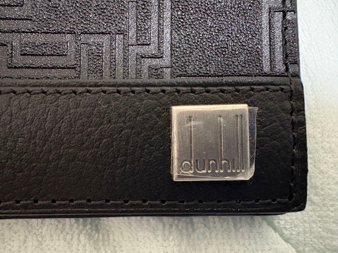 dunhill ブラックレザー 長財布