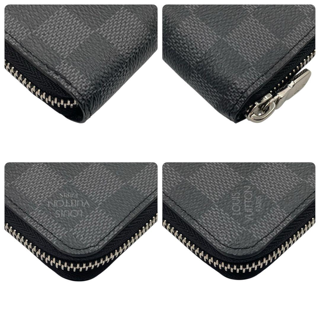 《未使用品》ルイヴィトン ダミエ グラフィット 長財布 ジッピーヴェルティカル