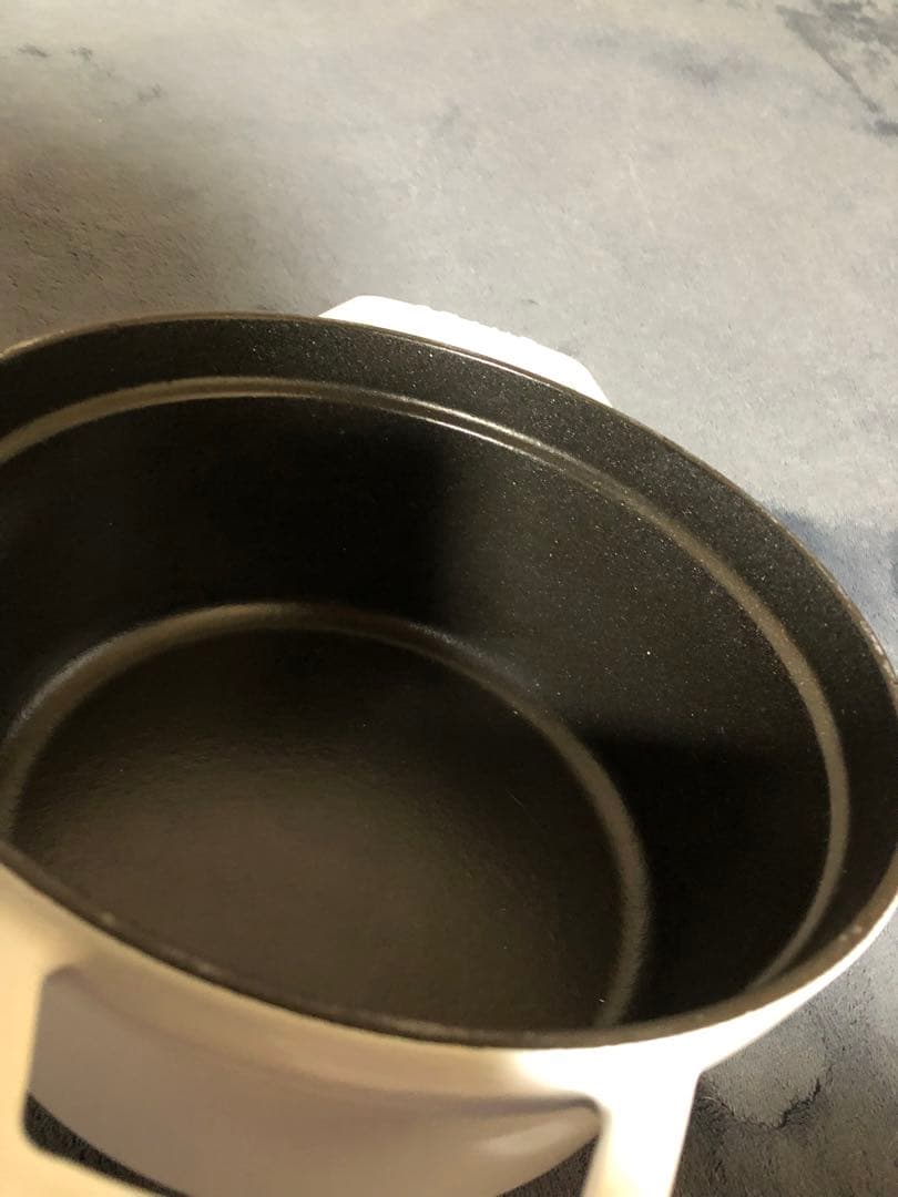 STAUB ストウブ 20cm 白　中古品