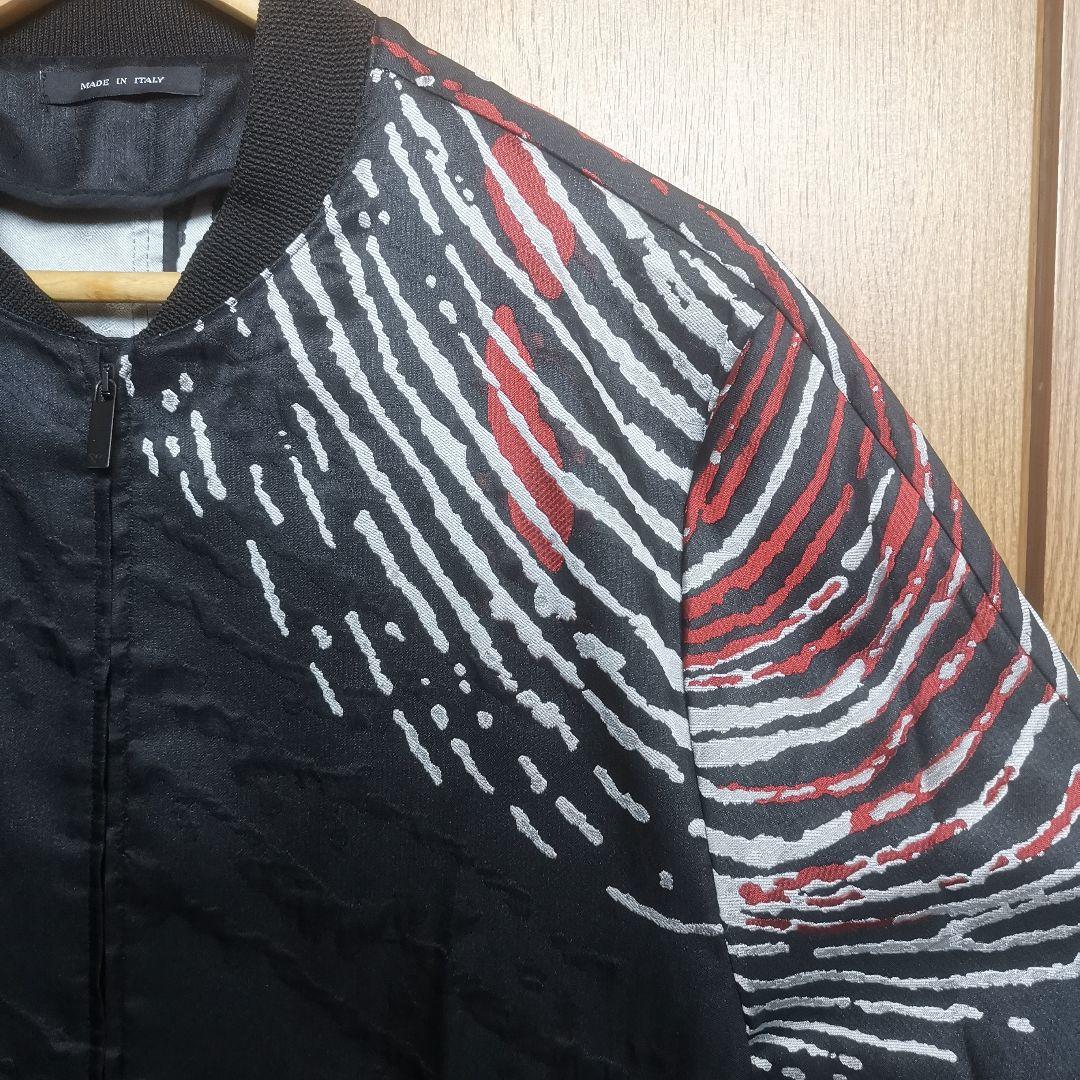 GACKT着用 EMPORIO ARMANI 指紋柄ボンバージャケット 52