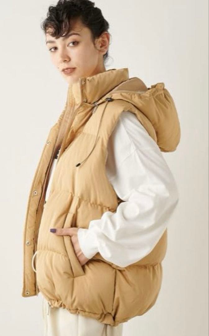 試着のみ極美品 Whim Gazette THE PAUSE パファー中綿ベスト