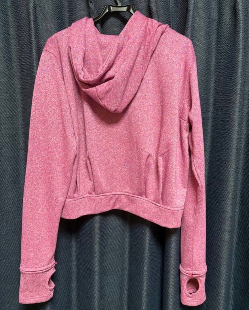 Dinoworks Poris Hoodie ラメ ピンク