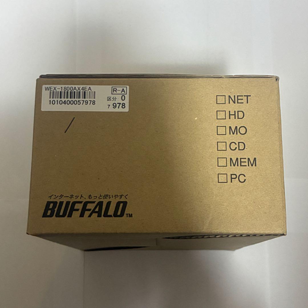 バッファロー WEX-1800AX4EA Wi-Fi 6 11ax 対応中継機