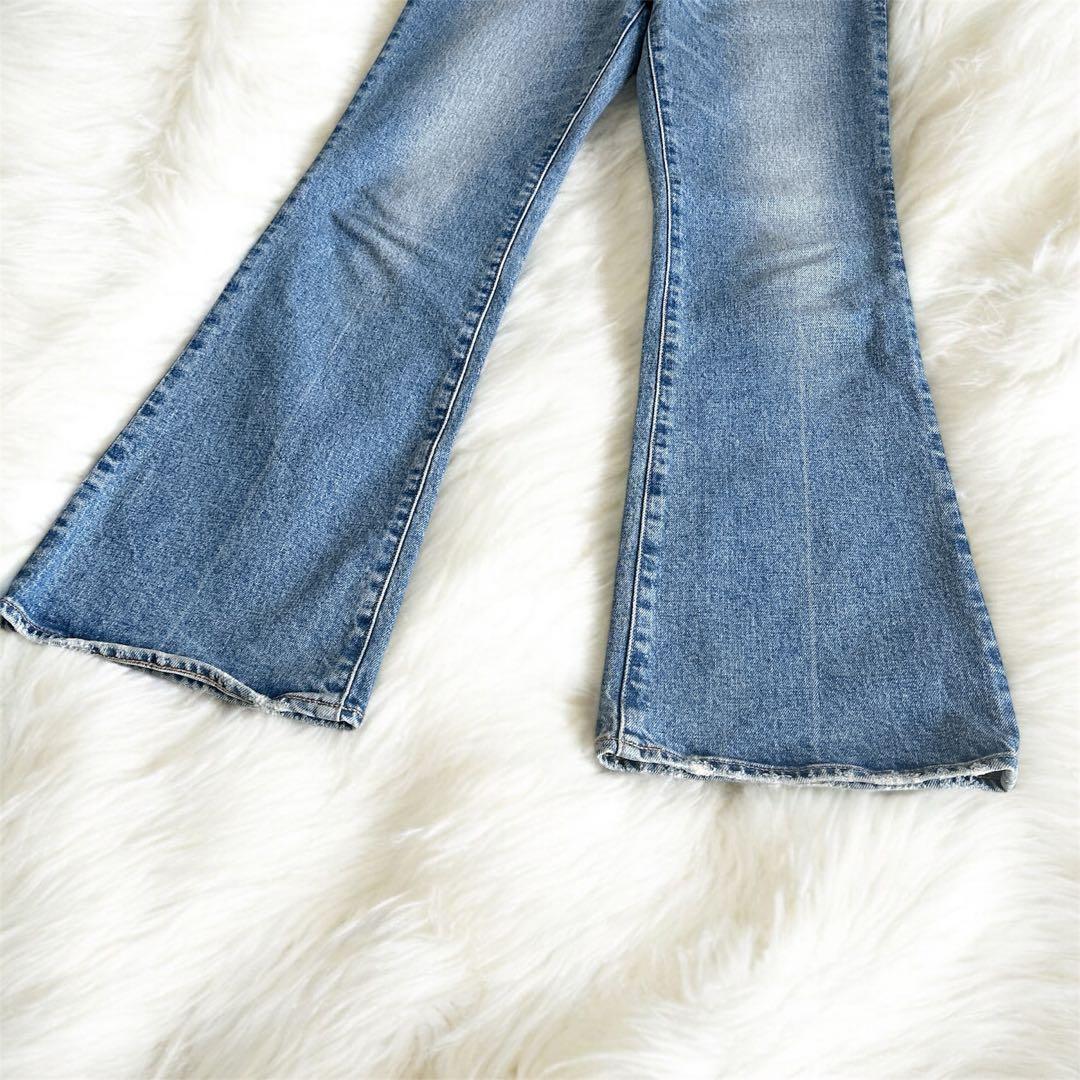 美品 MOUSSY MVS FLARE デニム 25インチ ハイウエスト