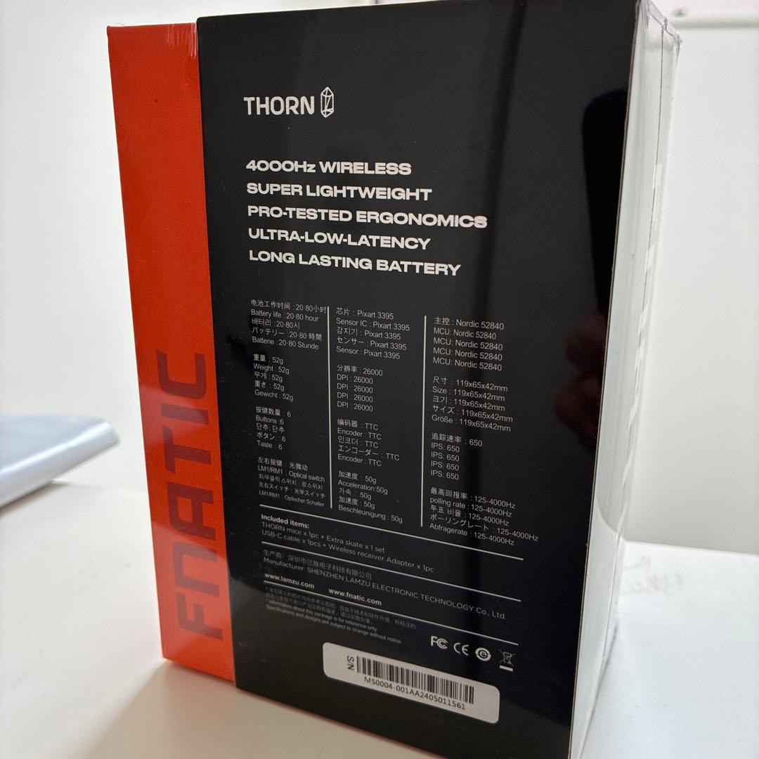 LAMZU THORN 4K SPECIAL EDITION マウス