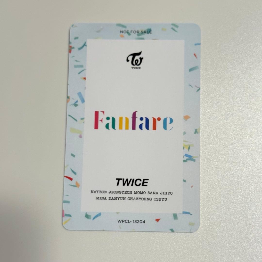 【レア】TWICE ミナ　トレカ　fanfare 限定盤　ハイタッチ