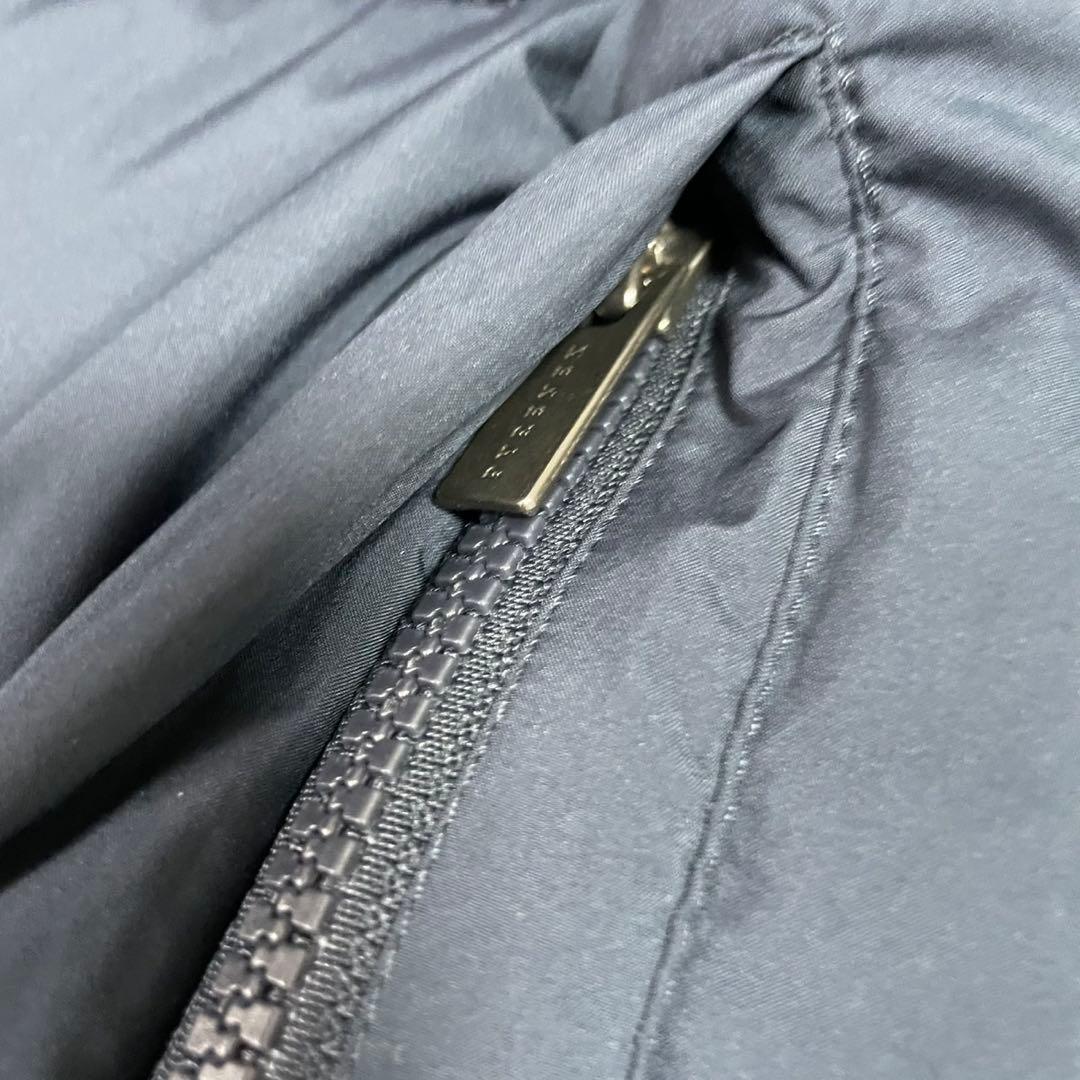 美品 PYRENEXピレネックスBARROW ダウンコート ネイビー 36