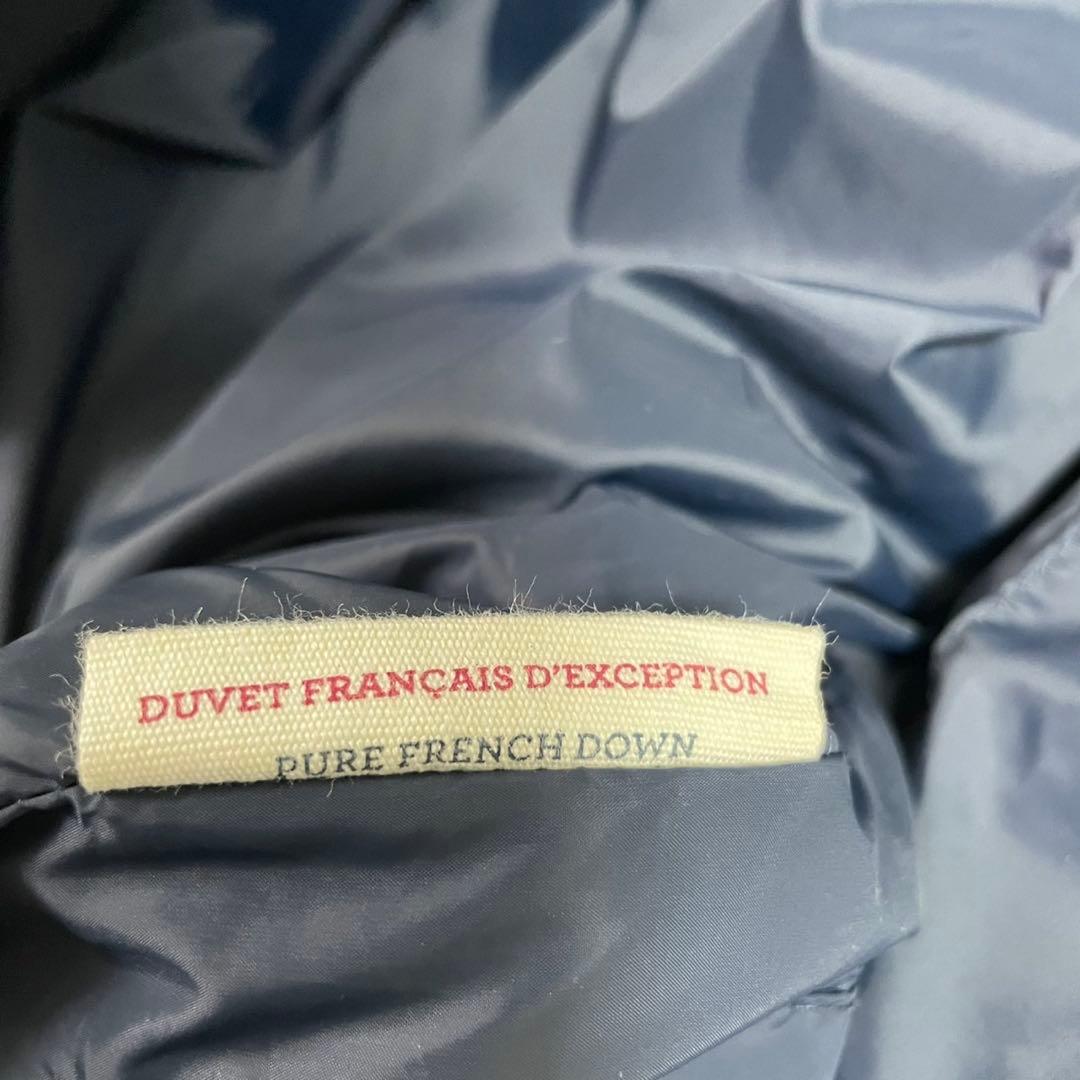 美品 PYRENEXピレネックスBARROW ダウンコート ネイビー 36