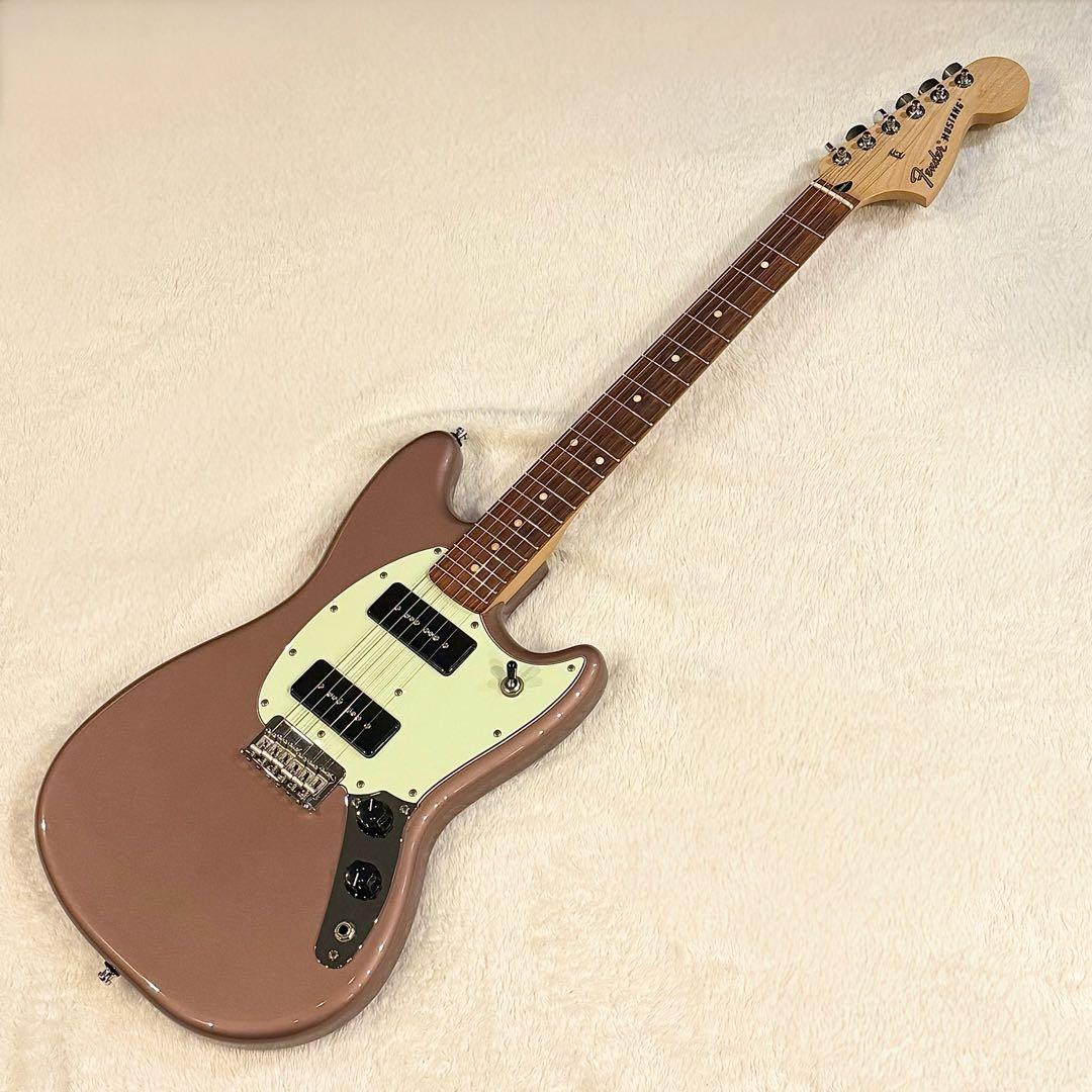 美品/ FENDER Mustang 90, Burgundy ムスタング