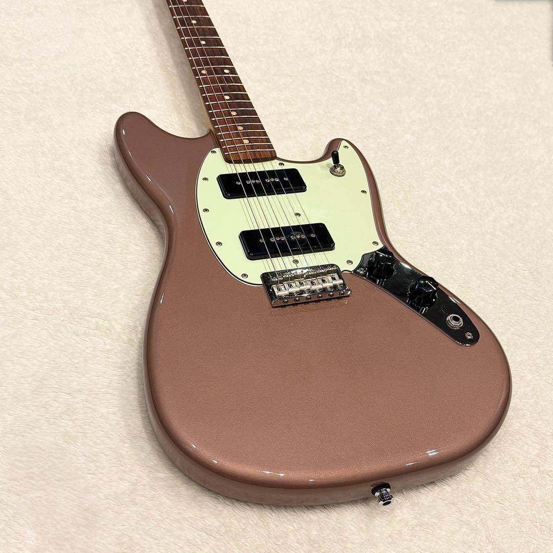 美品/ FENDER Mustang 90, Burgundy ムスタング