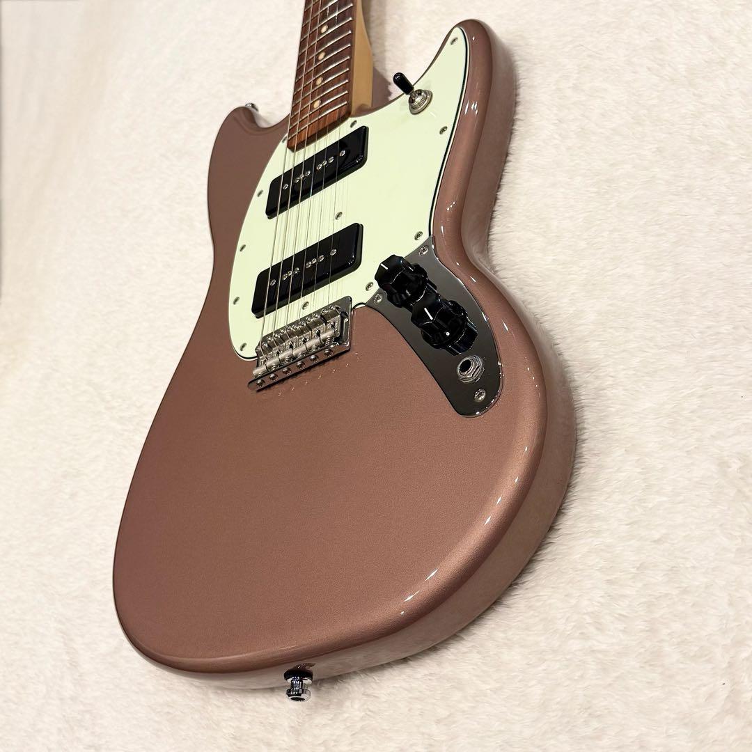 美品/ FENDER Mustang 90, Burgundy ムスタング
