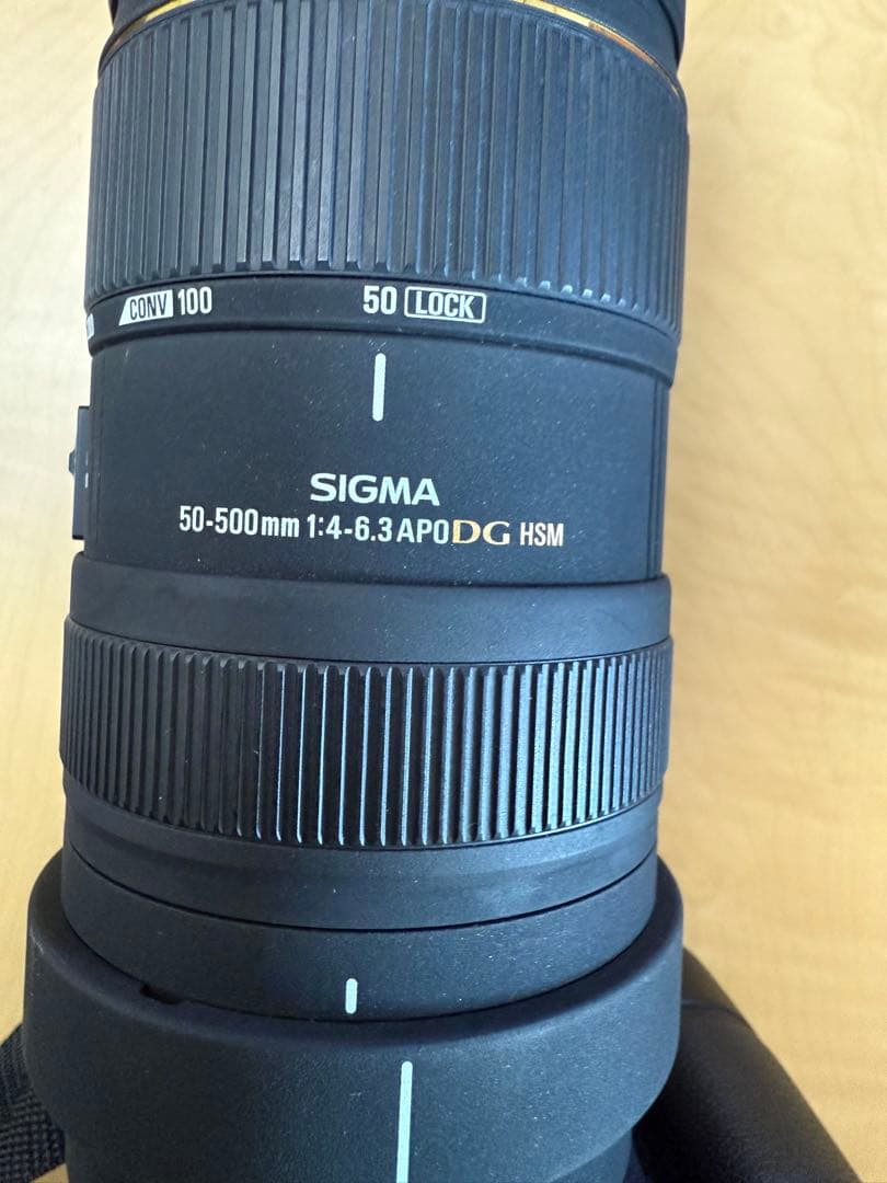 【業者清掃済・極美品】SIGMA 50-500mm F4-6.3 HSMキヤノン