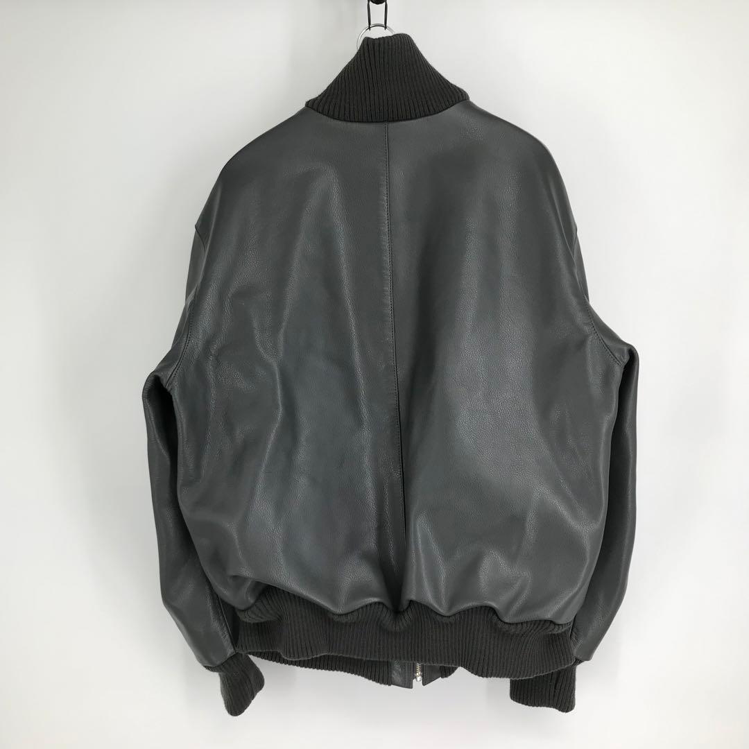 MORGAN MEMPHIS BELLE　レザージャケット　XL　グレー　牛革