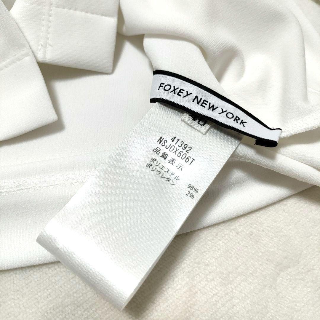 未使用に近い❢FOXEY　ブラウス　刺繍　フォクシー