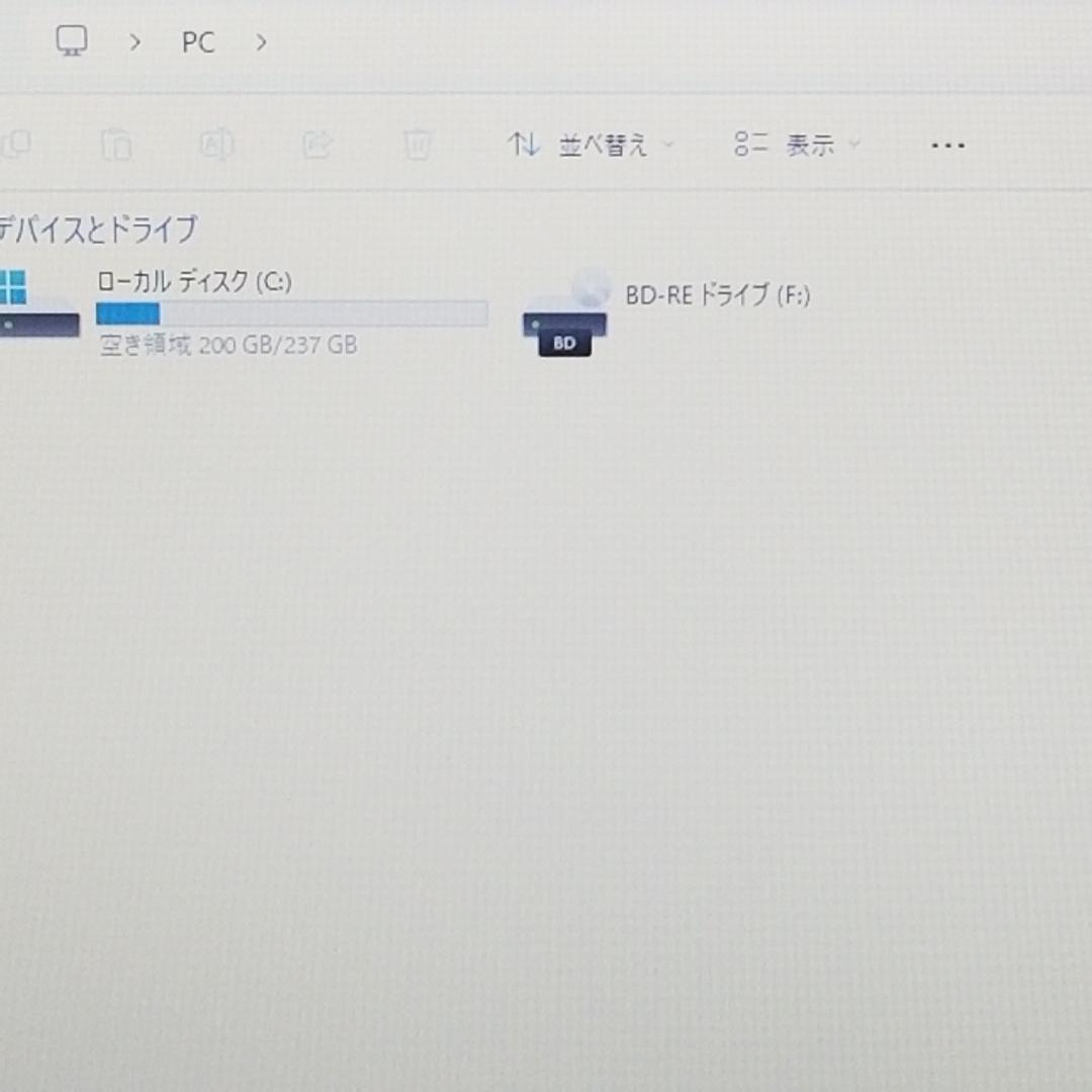 SSD Win11 即使用可 BD搭載 ノートPC NEC (E2989)