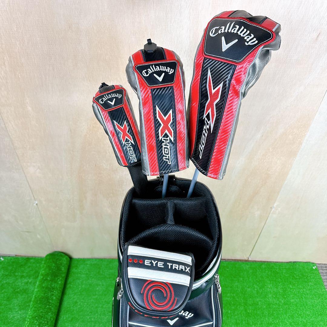 現行　X HOT キャロウェイ ゴルフ クラブセット メンズ 初心者 右利き R
