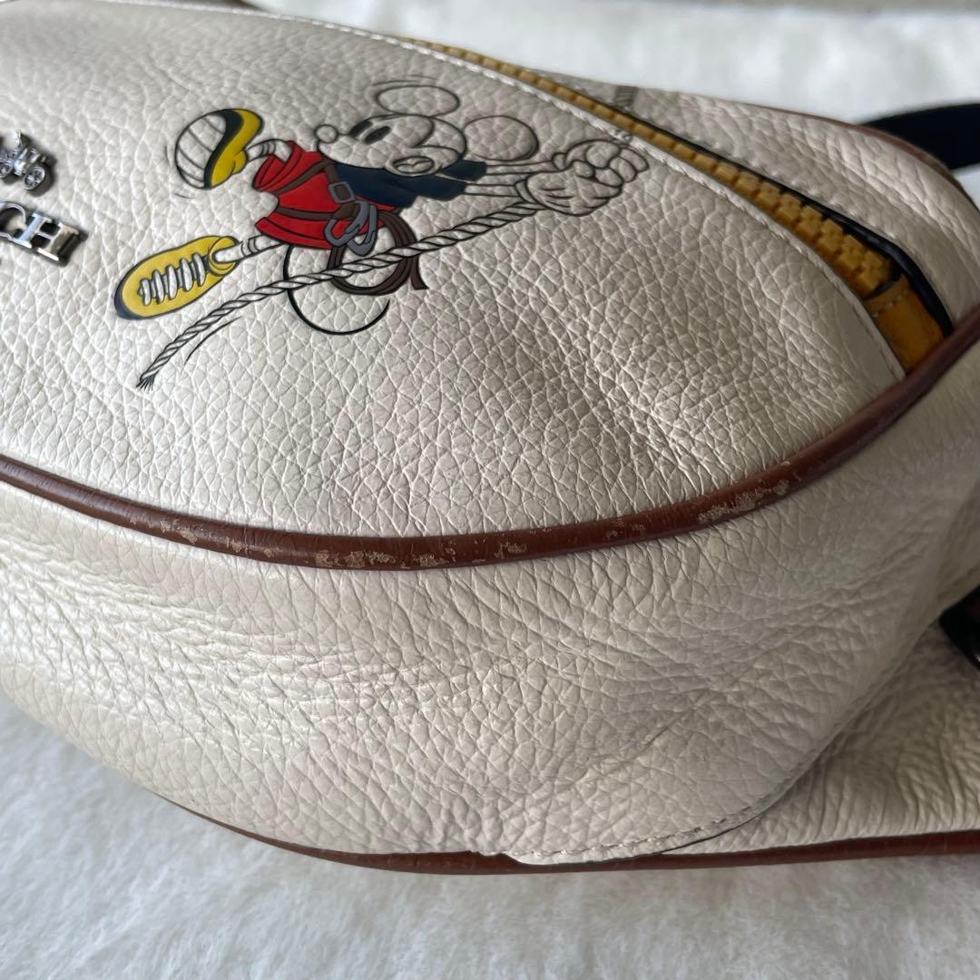 COACH ディズニー ミッキーマウス ボディバッグ ウエストバッグ