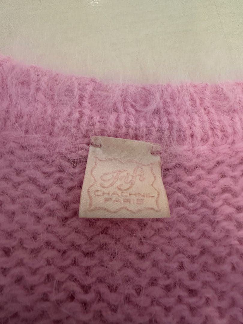 Fifichachnil アンゴラカーディガンpink