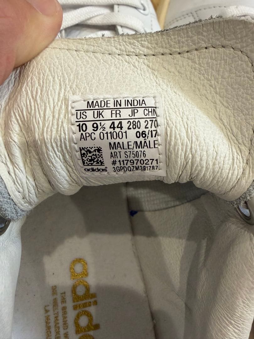 完備品 美品 希少 天然本革 28cm アディダス スタンスミス S75076