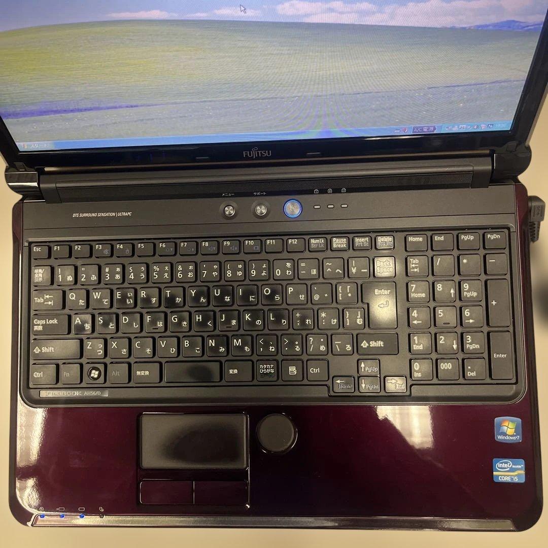 ☆格安美品☆Windows XP☆ブルーレイ付き15.6インチ大画面ノートPC☆