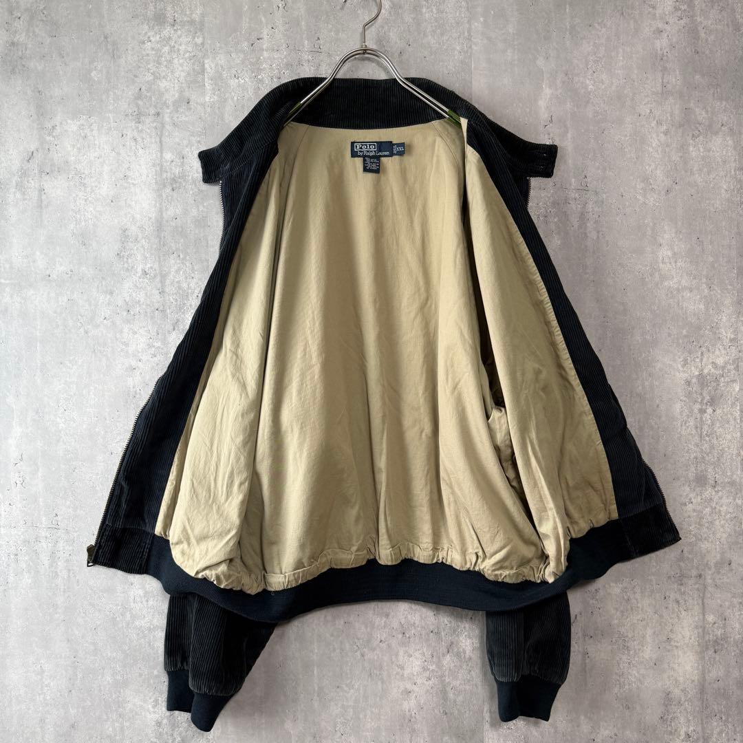 ラルフローレン 90s コーデュロイスイングトップ 金刺繍 XXL 希少 美品