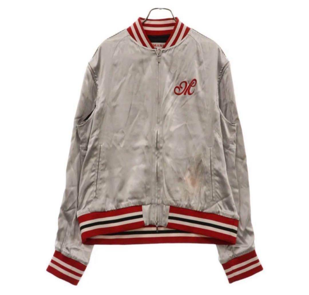 masu スカジャン ジャケット 48シルバー