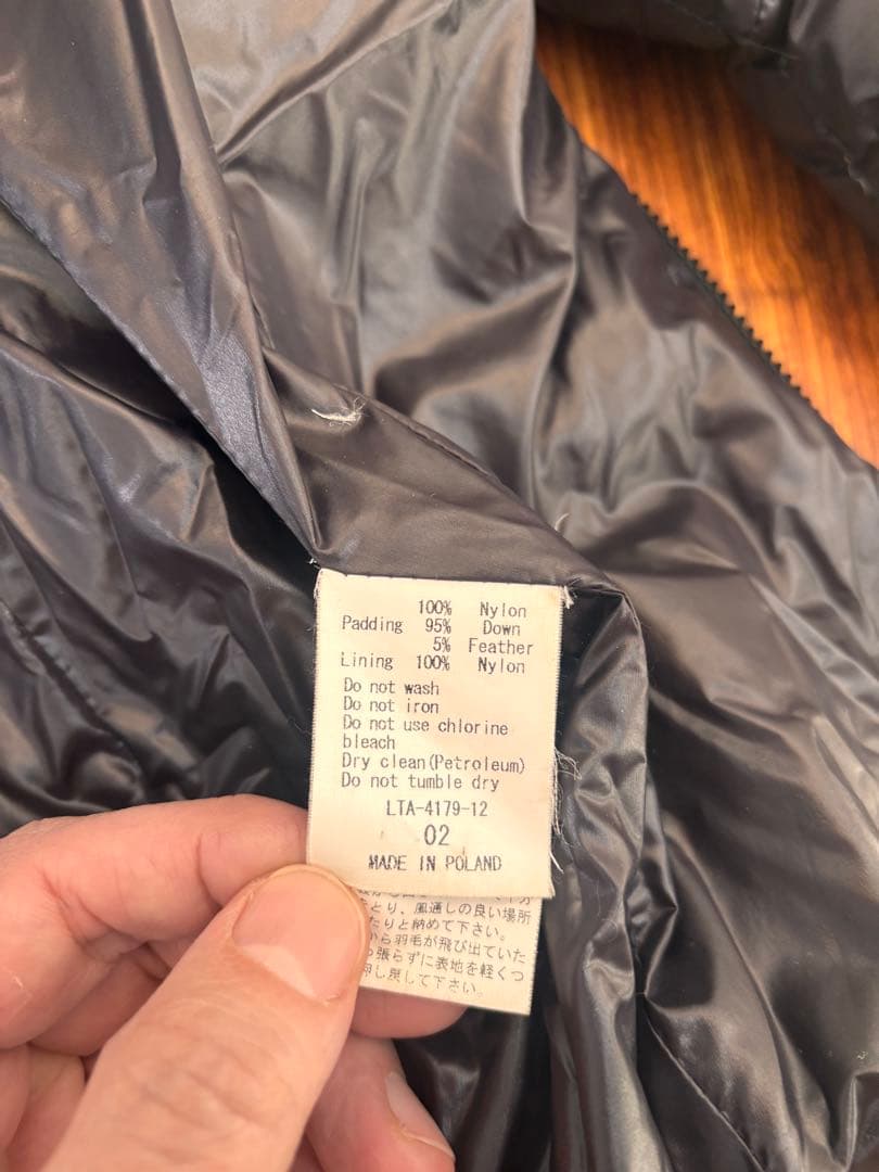 TATRAS レディースダウンコート　BLACK サイズ表記02