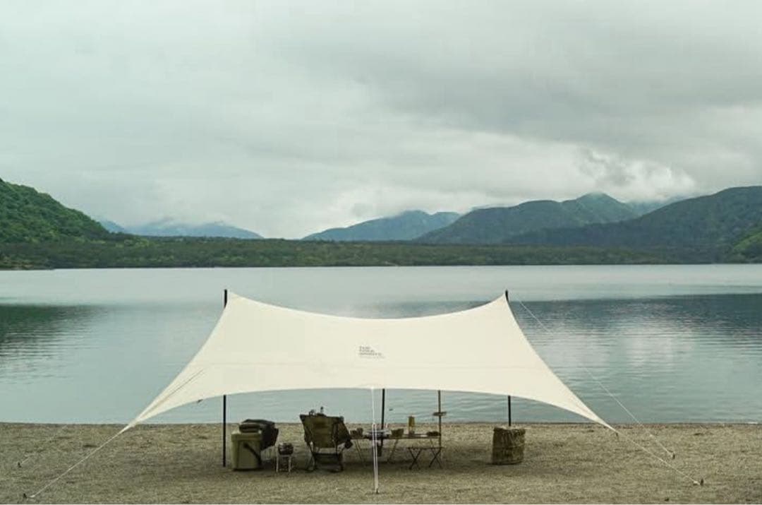 TFS Diamond Tarp Ivory&TFSポール2本セット