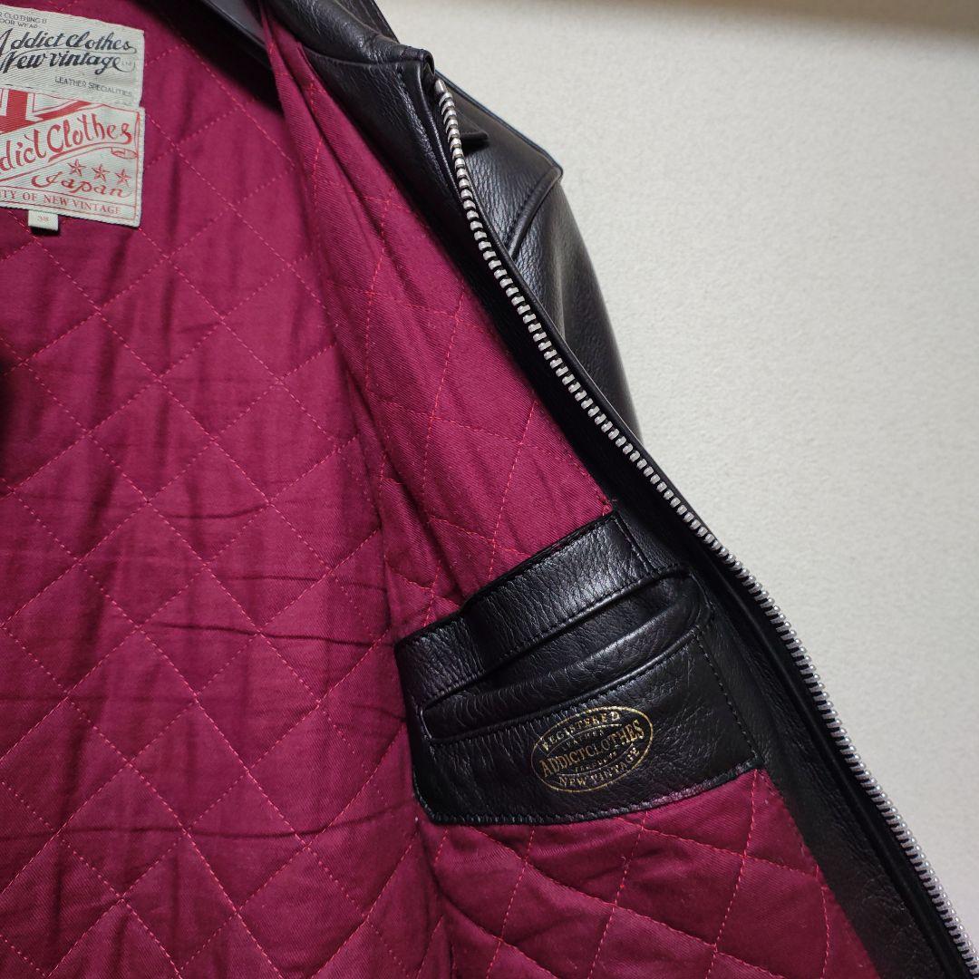 ディアスキン Addict Clothes AD-01 ライダースジャケット38