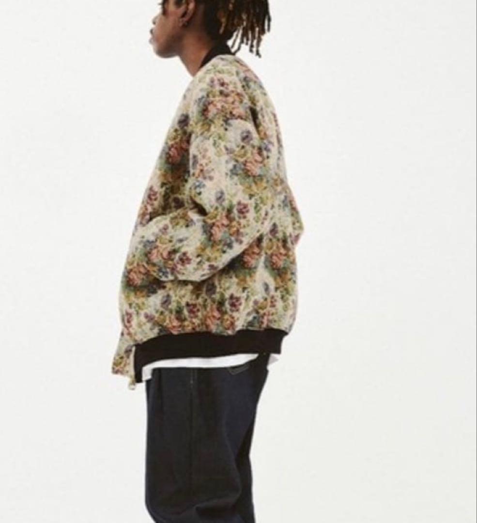 NOISE MAKER ゴブラン織り 総柄 リバーシブル MA1ジャケット