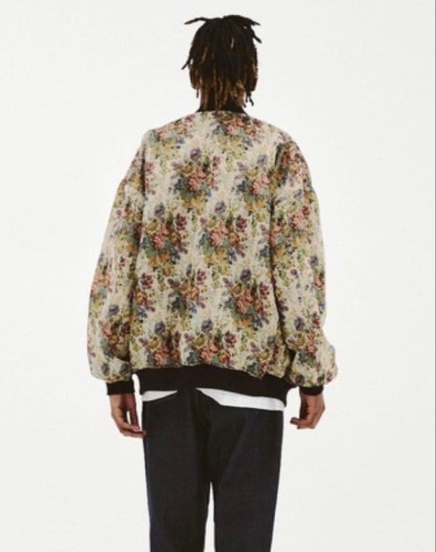 NOISE MAKER ゴブラン織り 総柄 リバーシブル MA1ジャケット