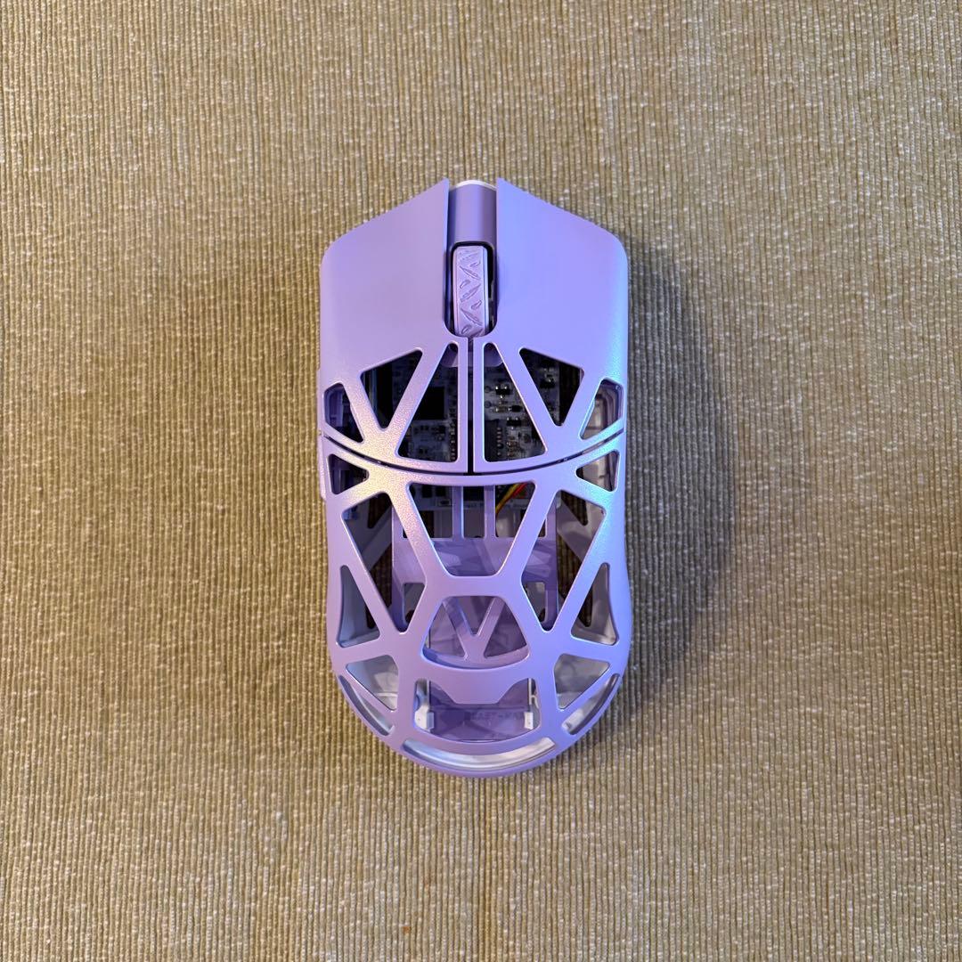 マウス・トラックボール WLMOUSE Beast X Max Solid Soft Lilac 8K